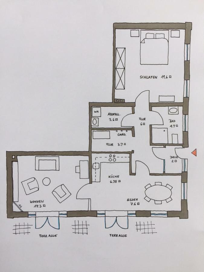 Apartamento Waldmühle Schleswig Exterior foto